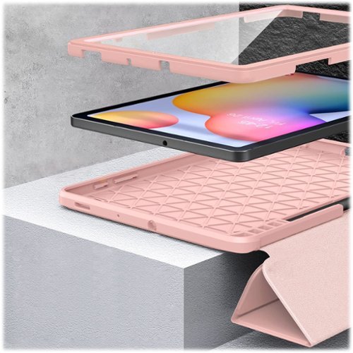 SaharaCase Heavy Duty Folio Case for Samsung Galaxy Tab S6 Lite (2020-2024) - Rose Gold BUY IN EUROPE