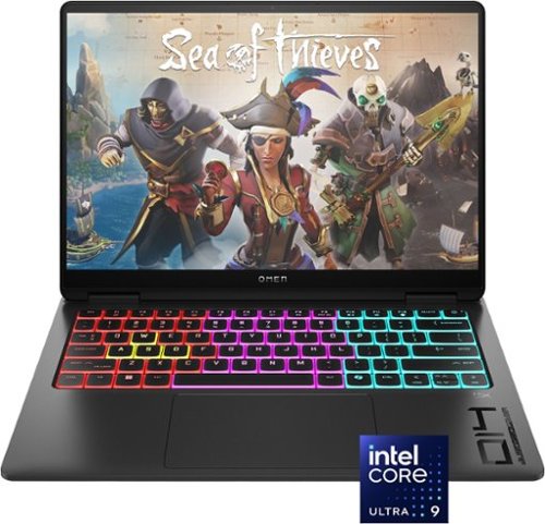 HP OMEN - Transcend 14" 120Hz 3K OLED Gaming Laptop - Intel Core Ultra 9 (2025) - 32GB Memory - NVIDIA GeForce RTX 5070 - 1TB SSD - Shadow Black