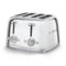 SMEG - TSF03 4-Slice Wide-Slot Toaster - Stainless Steel-Front_Standard