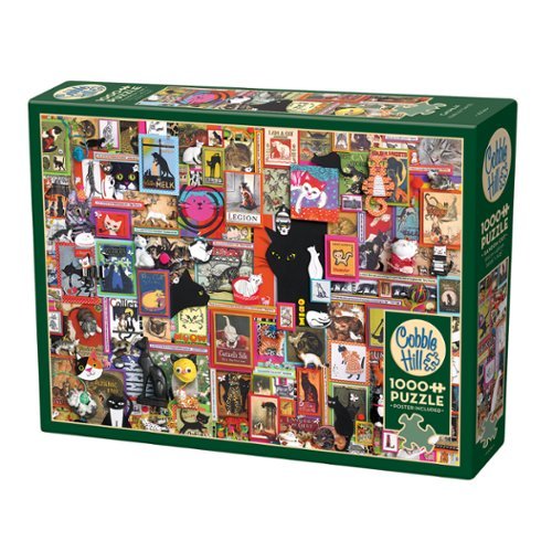 Outset Media - Outset Media: 1000 Piece Puzzle: Catsville - Reference Poster Included