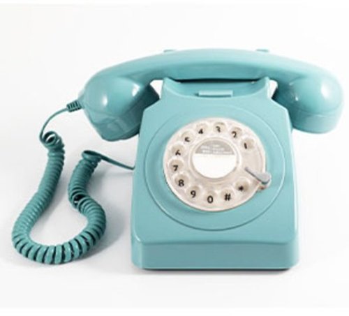PopMarket - GPO Retro GPO746RBL 746 Desktop Rotary Dial Telephone - EQUIPMENT - Blue-Front_Standard 