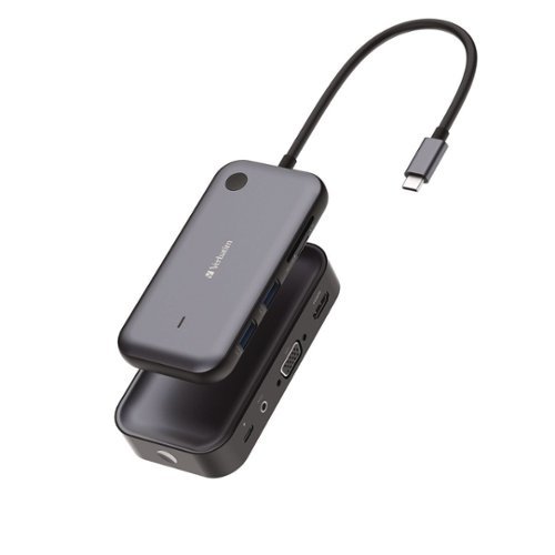 Verbatim - 32146 HDMI/USB-C/VGA Share My Screen - Gray-Front_Standard 