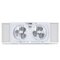 Black+Decker - 9 inch Dual Window Fan for Window Screen with 2 Speed Settings - White-Front_Standard