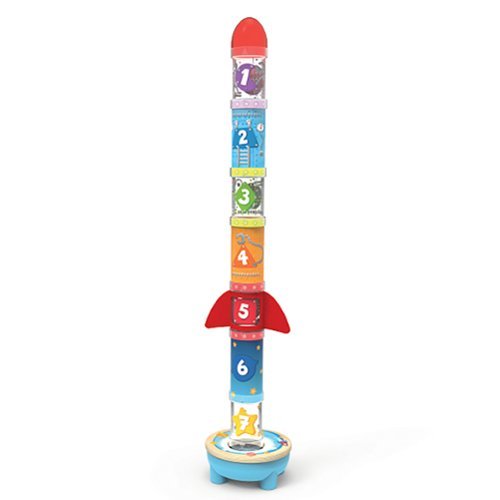 Hape - Hape: Rocket Ball Air Stacker - Sorting & Construction Stacking Toy, 2+