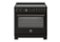 Bertazzoni - 36" Professional Series range - Electric self clean oven - 5 induction zones - Carbonio-Front_Standard