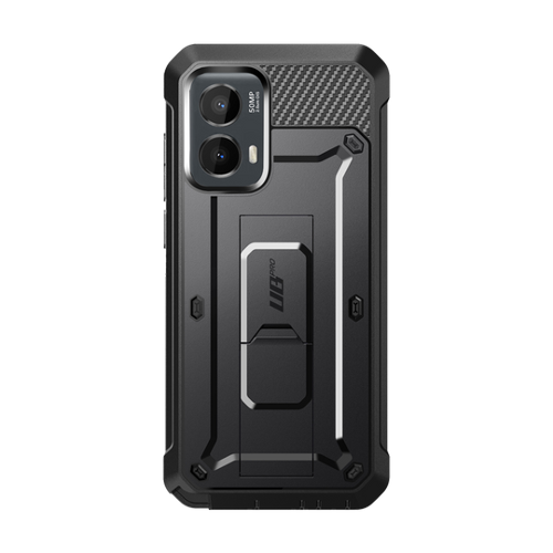 SUPCASE - Unicorn Beetle Pro Rugged Holster Case for Moto G Stylus (2024) – Full-Body Protection with Kickstand & Belt Clip - Black-Front_Standard 