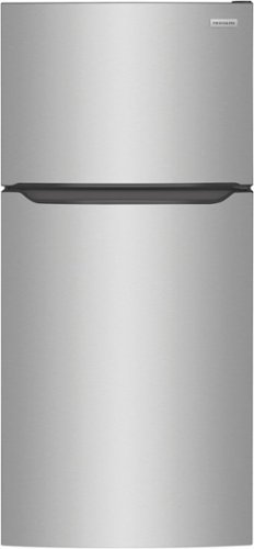 Frigidaire - 20 Cu. Ft. Garage Ready Top Freezer Refrigerator - Stainless Steel