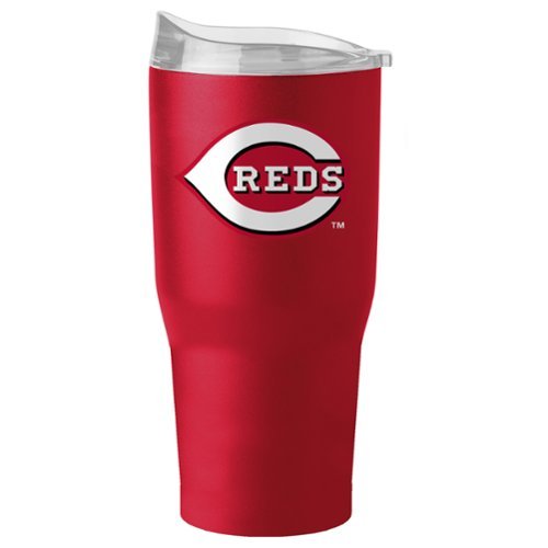 Logo Brands - Cincinnati Reds 30oz. Flipside Powder Coat Tumbler - Multicolor-Front_Standard 
