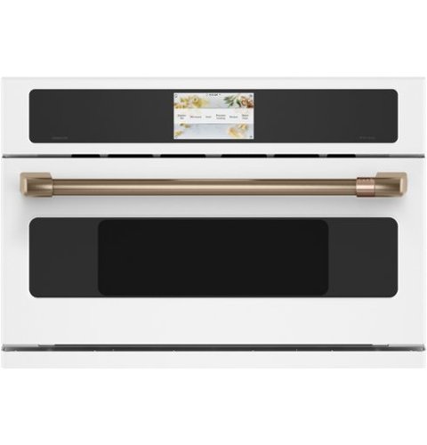 CafÃ© - 1.7 Cu. Ft. Convection Built-In Microwave with 120V Five in One Advantium Technology - Matte White