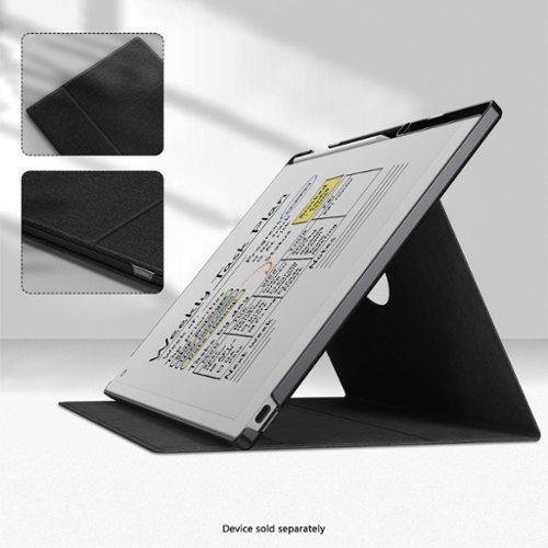 SaharaCase Venture Series Bi-Fold Folio Case for reMarkable Paper Pro - Black WHERE TO BUY
