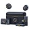 HOLLYLAND - LARK M2 Combo Wireless Microphone for iPhone/Camera/Android/PC (Black, 2TX + 3RX + Charging Case) - Black-Front_Standard