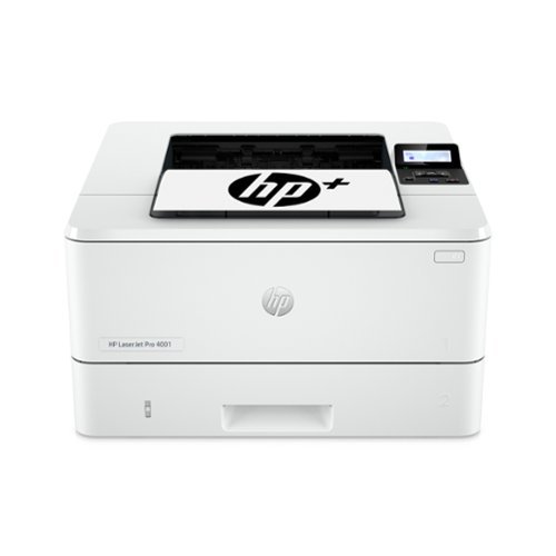 HP - LaserJet Pro 4001dwe Wireless Black-and- Laser Printer with 3 months of Instant Ink included with HP+ - White-Front_Standard 