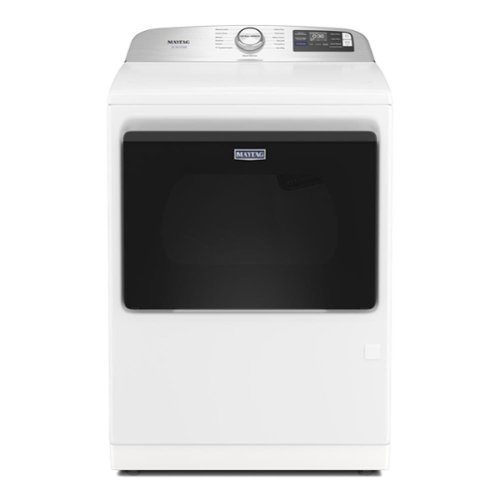 Maytag - 7.4 Cu Ft. Smart Electric Dryer with Pet Pro Option and Extra Power - White