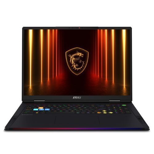 MSI - Raider A18 HX 18” QHD+ Gaming Laptop - AMD Ryzen 9 9955HX3D 2025 - RTX 5080 - 32GB RAM - 2TB Storage - Core Black-Front_Standard 