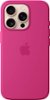 Apple - iPhone 16 Pro Silicone Case with MagSafe - Fuchsia-Front_Standard 