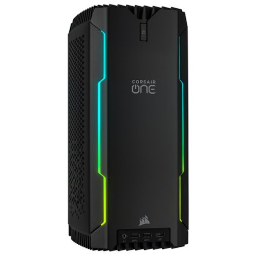 CORSAIR - ONE i145 Compact Gaming PC Intel Core i7-9700K, NVIDIA GeForce RTX 2080 Super, 960GB M.2, 2TB HDD, 32GB DDR4 - Black-Front_Standard