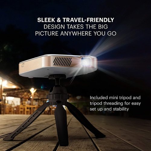 Kodak Luma 450 Portable Full HD Smart Projector, WiFi, Bluetooth, HDMI & USB Small Mini Home Theater System Up to 150” - White GLOBAL SHIPPING