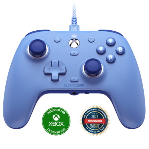 GameSir - G7 SE Wired Controller for Xbox Series X|S|One, Windows 10/11, Hall Effect Joysticks & Trigger, 3.5mm - Dynamic Blue