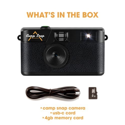 Camp Snap Screen Free Digital Camera Black CS-V105-BK - Best Buy