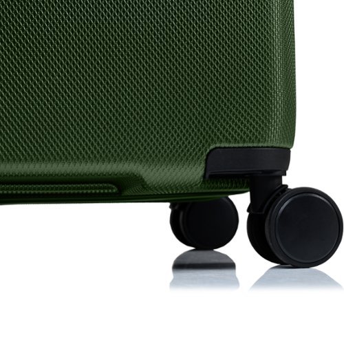 Champs Luxe II collection 3 piece Hardside Luggage set Green S1043
