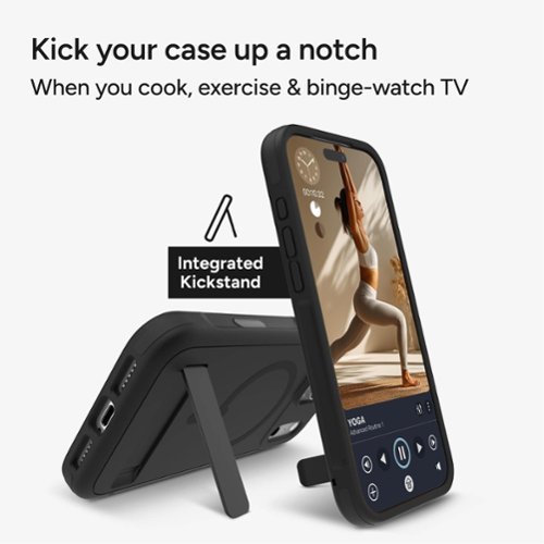 ZAGG Sedona Snap Case with Kickstand for Apple iPhone 17 Pro Max - Pitch Black HOW TO BUY