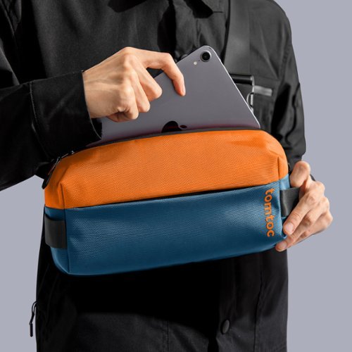 tomtoc Explorer-T21 EDC Sling Bag, Compact Crossbody Bag Minimalist Sling Pack Daypack for Travel, Lightweight, Water-Resistant - Orange SHOP ONLINE