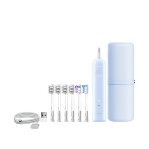 Laifen - Wave Toothbrush - ABS Plastic + Case - Blue