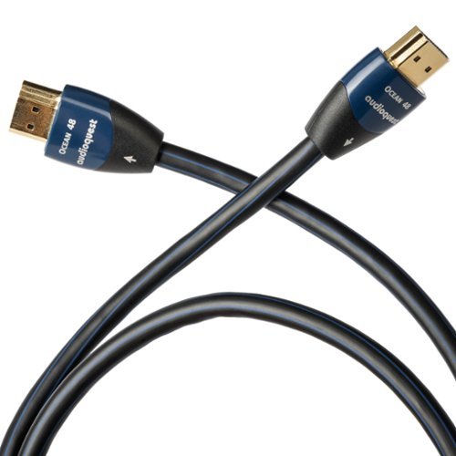 AudioQuest Ocean 48 10' Ultra High Speed 4K-8K-10K 48Gbps In-Wall Rated HDMI Cable - Black with Blue Stripes HOW TO BUY
