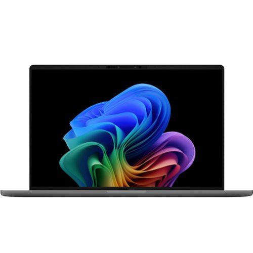 ASUS - Zenbook A14 14" FHD+ OLED Laptop - Copilot+ PC - Qualcomm Snapdragon X with 32GB RAM - 1TB SSD - Iceland Gray