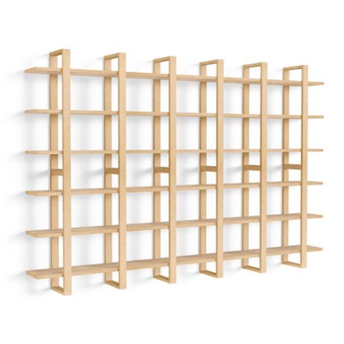 Burrow - Index Hardwood 30-Shelf Bookshelf