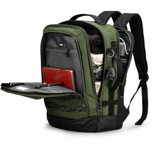 Swissdigital Design BERG L TSA-Friendly Backpack With USB Charging Port RFID Protection and Fits Up to 16″ Laptop - Dark Green SHOP ONLINE
