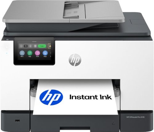  HP - OfficeJet Pro 9135 Wireless AI-Enabled All-in-One Inkjet Printer with 3 Months of Instant Ink - White
