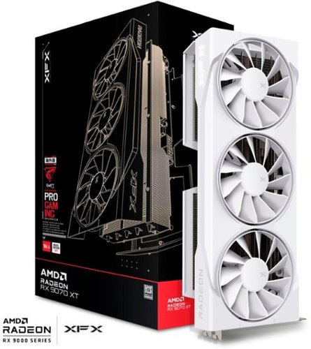 XFX Swift AMD Radeon RX 9070XT 16GB GDDR6 PCI Express 5.0 Gaming Graphics Card - White WORLDWIDE DELIVERY