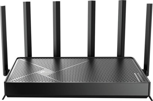 TP-Link - Archer BE12000 Tri-Band Wi-Fi 7 Router - Black