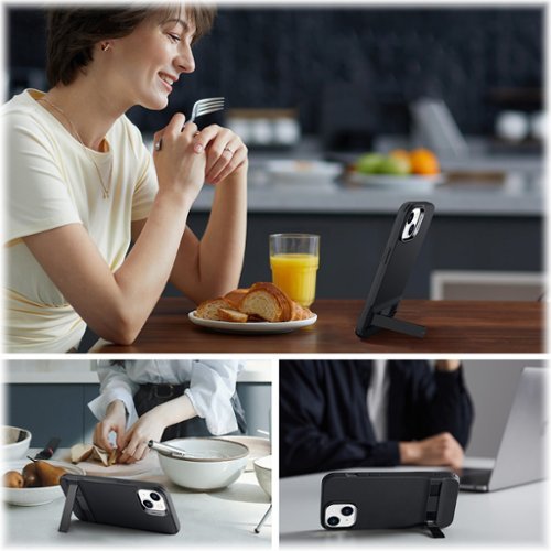SaharaCase AirShield Boost Kickstand Series Case for Apple iPhone 14 - Black HOW TO BUY