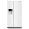 Whirlpool - 28.7 Cu. Ft. Side-by-Side Refrigerator with TruCool System - White-Front_Standard