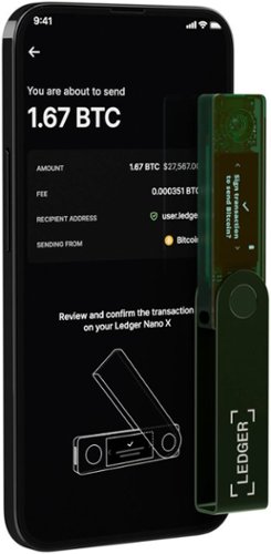 Ledger Nano X Crypto Hardware Wallet - Bluetooth - Emerald Green SHOP ONLINE