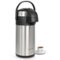 MegaChef - 3.17 Quart Stainless Steel Vacuum Body Pump Cap Air Pot - Silver-Front_Standard