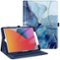 Kitcheniva - Protective Stand Case For iPad 9th 8th 7th Generation 10.2 Inch With Pocket Holder - Ocean Marble-Front_Standard