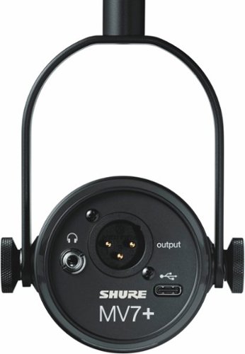 Shure MV7+ USB-C/XLR Dynamic Podcast Microphone GLOBAL SHIPPING