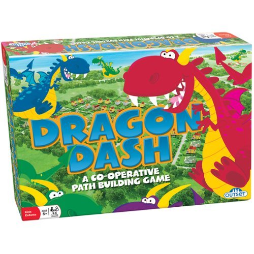 Outset Media - Outset Media: Dragon Dash Co-Operative Path Building Kids Board Game, 2-6 Players