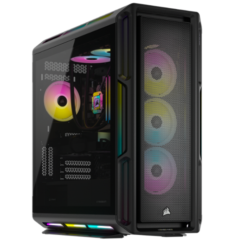 CORSAIR - VENGEANCE i8300 Gaming Desktop-Intel Core Ultra 9 285K-64GB DDR5 6400MHz-NVIDIA GeForce 5090-2TB SSD-4TB SSD - Black