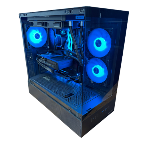 Rednek Engineer PCs - Blackbird - RTX 5060 Ti Gaming PC - Black-Front_Standard 