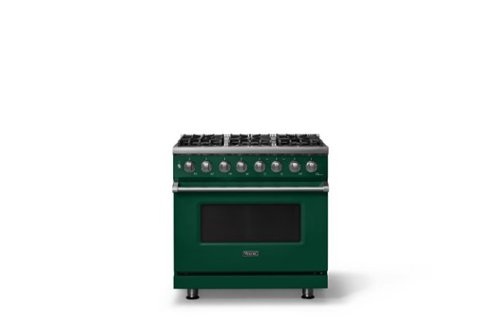 Viking - 36 in. Wide 6 Burner Pro5S 5.6 Cu. Ft. Freestanding Sealed Dual Fuel Convection Range - Ivy - Ivy