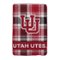 Pegasus - Utah Utes 66" x 95" Oversized Plaid FAN-mily Ultra Cozy Blanket - Multicolor-Front_Standard