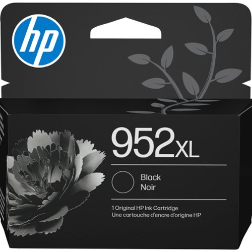 HP - 952XL High-Yield Ink Cartridge - Black-Front_Standard 