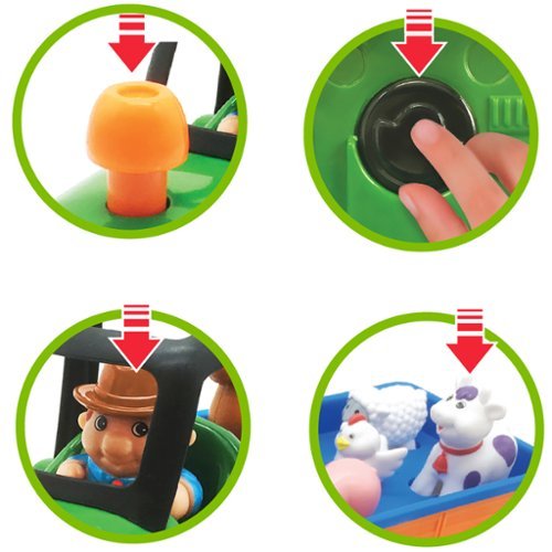 Kiddieland : Light N' Sound - Farm Tractor, Vehicle Playset, Kids Ages 1+ WORLDWIDE DELIVERY