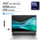 HP - Upgraded - EliteBook Laptop 16.0 WUXGA Display (Intel Ultra 7 165U , 64GB DDR5, 2TB PCIe SSD, Intel Graphics, Win 11 Pro) - Silver-Front_Standard