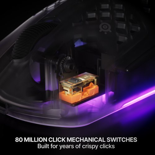 SteelSeries Aerox 3 Wireless Gen 2 RGB 26K Optical Gaming Mouse with AquaBarrier Protection - Dual 2.4GHz/Bluetooth for PC/Mac - Wireless - Ghost WHERE TO BUY