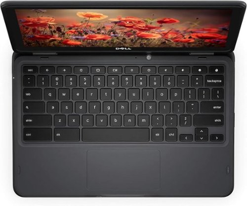 Dell - Refurbished Excellent - Chromebook 3100 2-in-1 11.6" Touch Intel Celeron N4020 4GB 32GB eMMC - Black-Front_Standard 